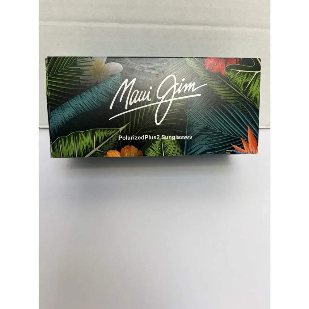 Maui Jim NIB Komohana Square Sunglasses Black Unisex-Youth Small Frame